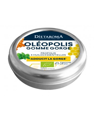 Oleopolis - gomme gorge propolis et huiles essentielles Oleopolis - gomme gorge propolis et huiles essentielles