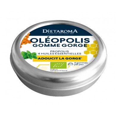 Oleopolis - gomme gorge propolis et huiles essentielles Oleopolis - gomme gorge propolis et huiles essentielles