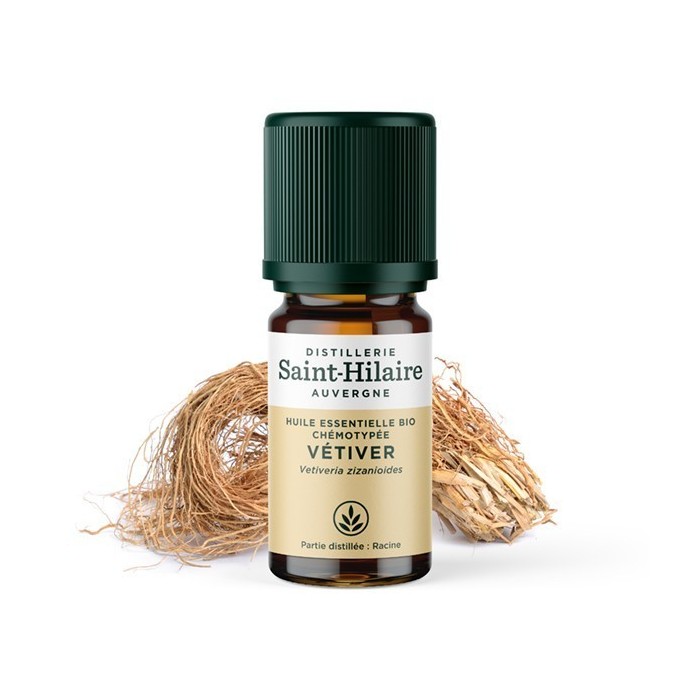 Vétiver en huile essentielle Bio