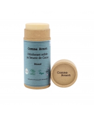 Parfum bio solide et naturel au beurre de kokum Tonka et bois de Santal