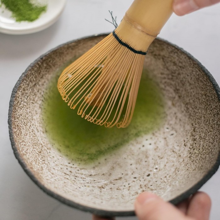 Fouet en Bambou traditionnel pour préparation Matcha