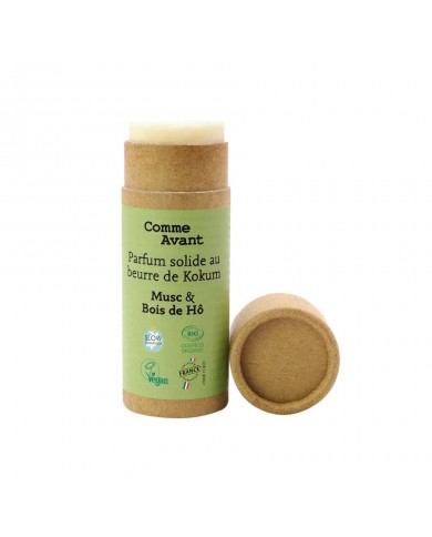 Parfums solides au beurre de Kokum Musc et bois de HÔ Parfums solides au beurre de Kokum Musc et bois de HÔ