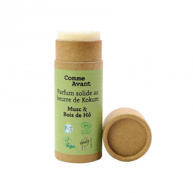 Parfums solides au beurre de Kokum Musc et bois de HÔ Parfums solides au beurre de Kokum Musc et bois de HÔ