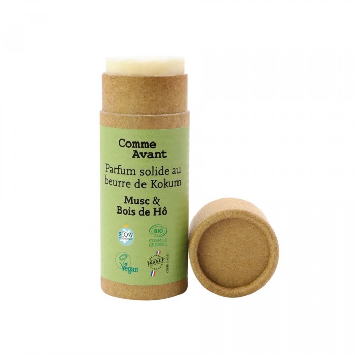 Parfums solides au beurre de Kokum Musc et bois de HÔ