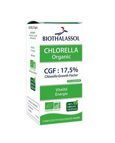 CHLORELLA 120 comprimés bio CHLORELLA 120 comprimés bio