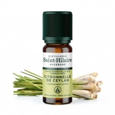 Citronnelle de Ceylan en huile essentielle bio Citronnelle de Ceylan en huile essentielle bio