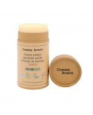 Crème solaire SPF30 minérale solide à l'huile de moringa Crème solaire SPF30 minérale solide à l'huile de moringa