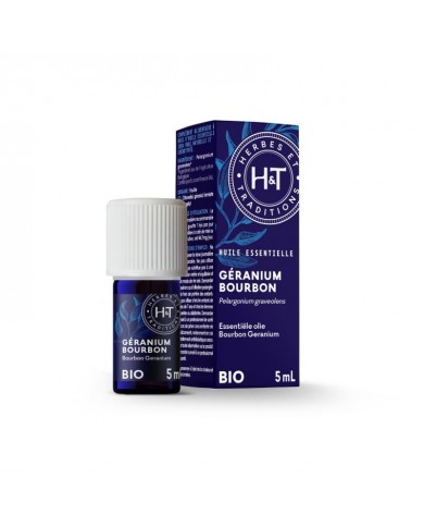 GÉRANIUM BOURBON BIO EN HUILE ESSENTIELLE GÉRANIUM BOURBON BIO EN HUILE ESSENTIELLE