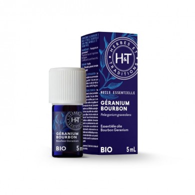 GÉRANIUM BOURBON BIO EN HUILE ESSENTIELLE GÉRANIUM BOURBON BIO EN HUILE ESSENTIELLE