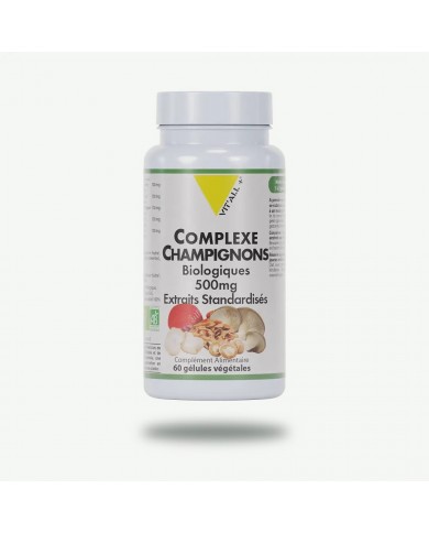 Complexe Champignons Biologique 500 mg Complexe Champignons Biologique 500 mg