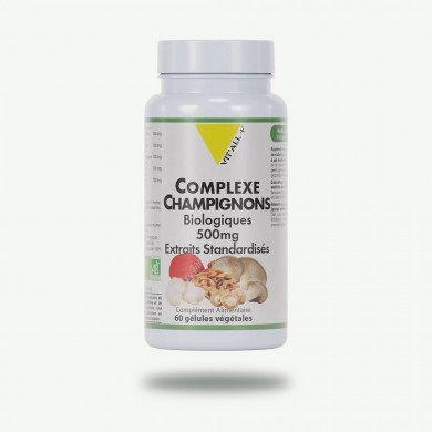 Complexe Champignons Biologique 500 mg Complexe Champignons Biologique 500 mg