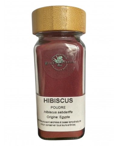 Hibiscus "Bissap" en poudre - pot à épice Hibiscus "Bissap" en poudre - pot à épice