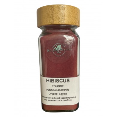 Hibiscus "Bissap" en poudre - pot à épice Hibiscus "Bissap" en poudre - pot à épice