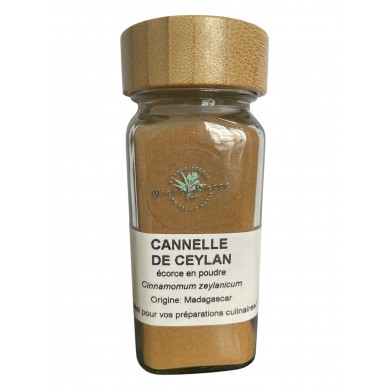 Cannelle de Ceylan en poudre - pot à épice Cannelle de Ceylan en poudre - pot à épice