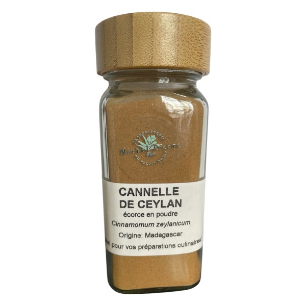 Cannelle de Ceylan en poudre - pot à épice