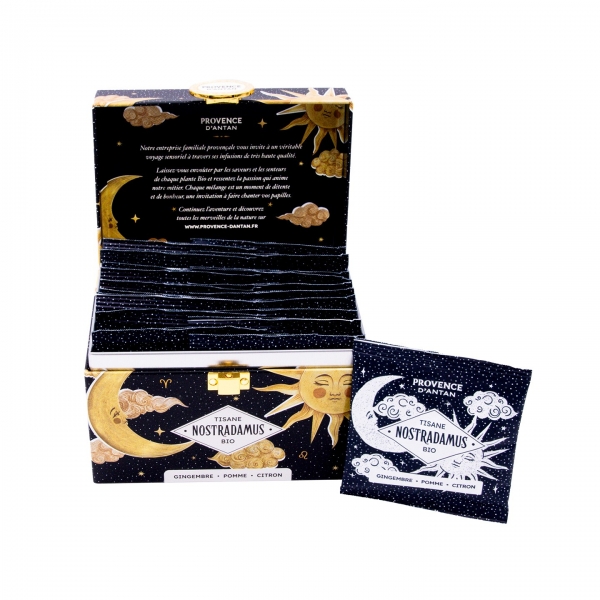 Nostradamus Coffret métal Tisane Bio*
