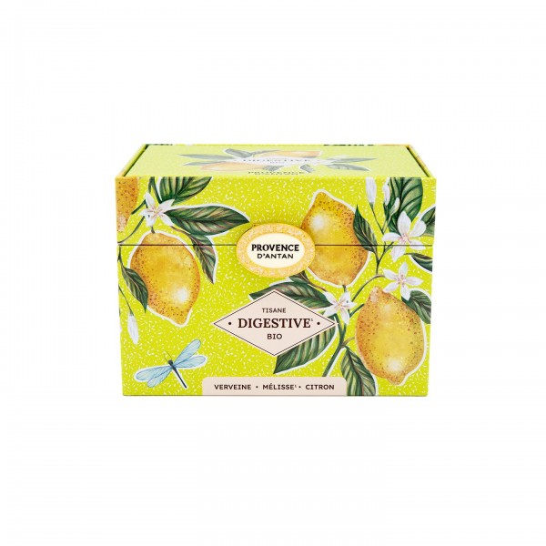 Tisane Digestive Bio en infusette en coffret métal