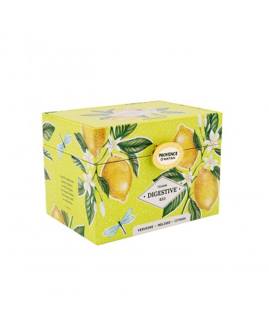 Tisane Digestive Bio en infusette en coffret métal Tisane Digestive Bio en infusette en coffret métal