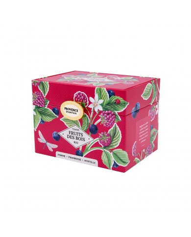Tisane Fruits des Bois Bio en infusettes en coffret métal Tisane Fruits des Bois Bio en infusettes en coffret métal