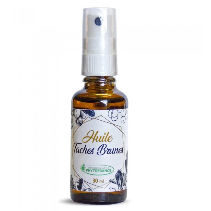 Huile tâches brunes