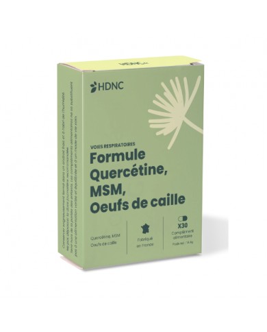 ALLERGIES HDNC - Quercetine - MSM - Oeuf de Caille ALLERGIES HDNC - Quercetine - MSM - Oeuf de Caille