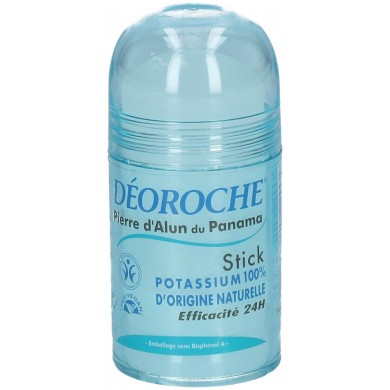Déoroche stick pierre d'Alun du Panama 120g Déoroche stick pierre d'Alun du Panama 120g