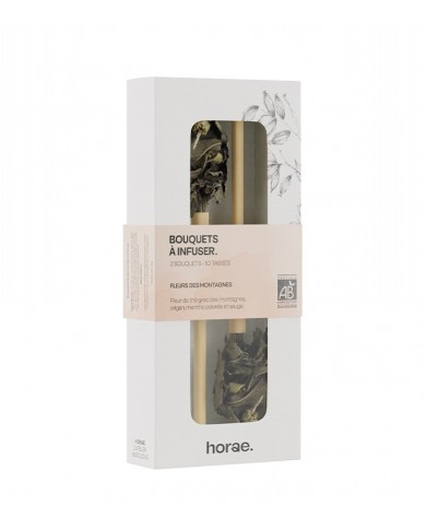 Coffret de 2 bouquets Fleurs des Montagnes à infuser Bio Coffret de 2 bouquets Fleurs des Montagnes à infuser Bio