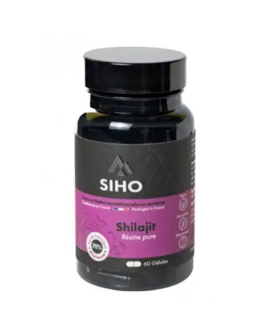 Shilajit résine pure, en gélules Shilajit résine pure, en gélules