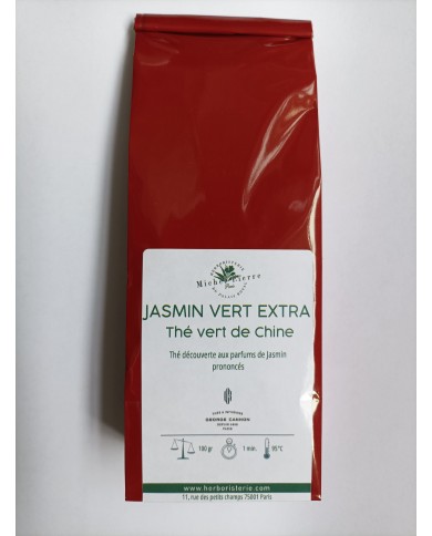 Jasmin vert extra-Thé vert de chine Jasmin vert extra-Thé vert de chine