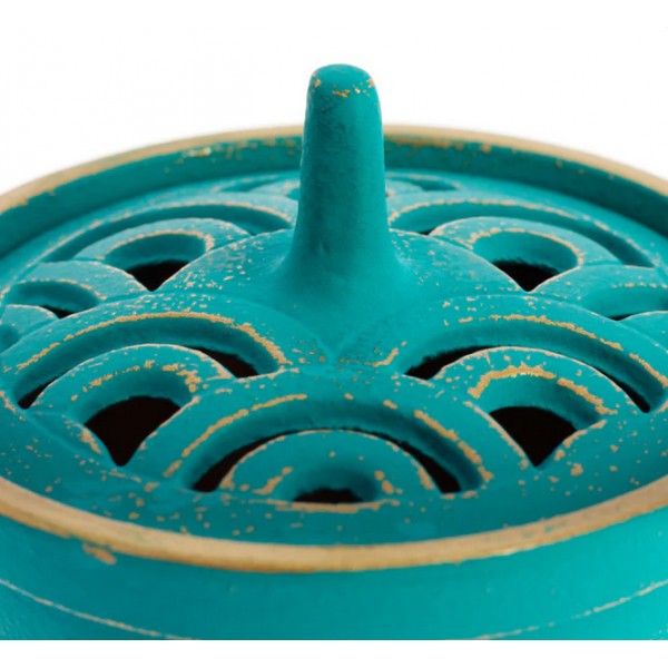 Brûle-parfum bol turquoise