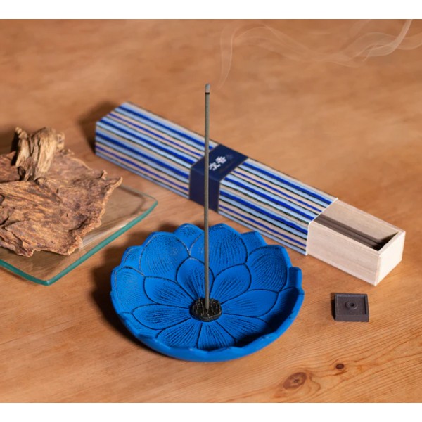 Brûle-parfum Lotus Bleu