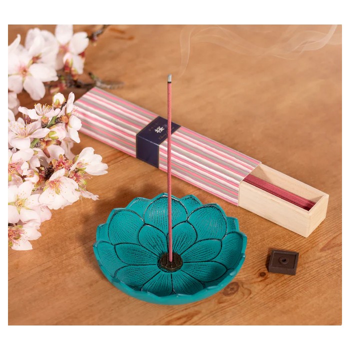 Brûle-parfum Lotus Turquoise