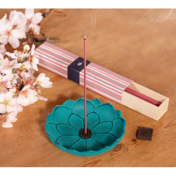 Brûle-parfum Lotus Turquoise
