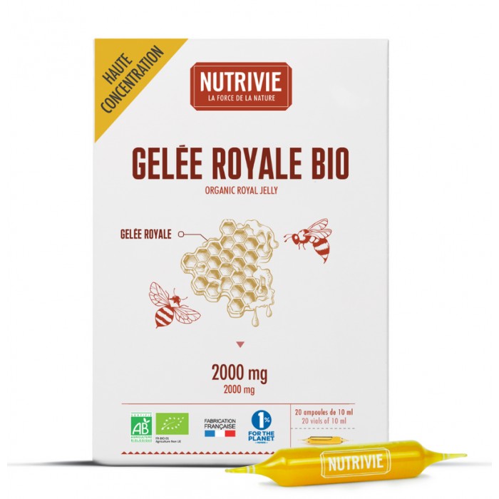 Gelée Royale Bio en ampoules