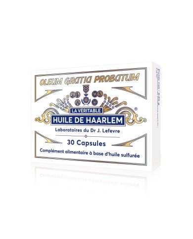Huile de haarlem véritable Huile de haarlem véritable
