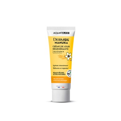 Soin Visage jour Silicium organique, Acide Hyaluronique & Miel de Manuka Soin Visage jour Silicium organique, Acide Hyaluronique & Miel de Manuka