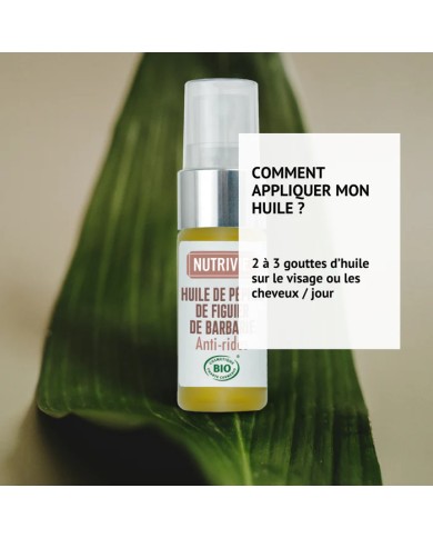 Huile de pépins de Figuier de Barbarie Bio