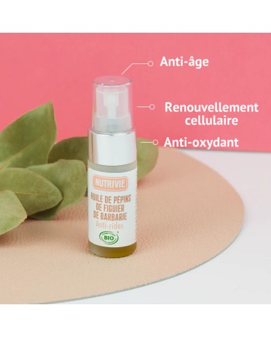 Huile de pépins de Figuier de Barbarie Bio