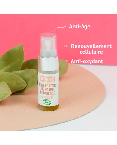Huile de pépins de Figuier de Barbarie Bio
