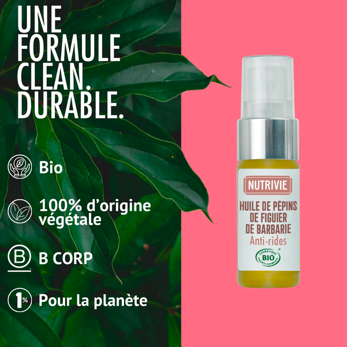 Huile de pépins de Figuier de Barbarie Bio