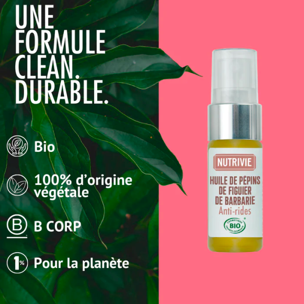 Huile de pépins de Figuier de Barbarie Bio