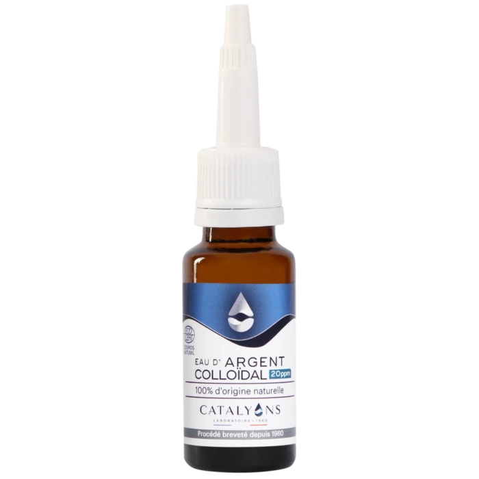EAU d' ARGENT ionisée (20 ppm) - Gouttes yeux