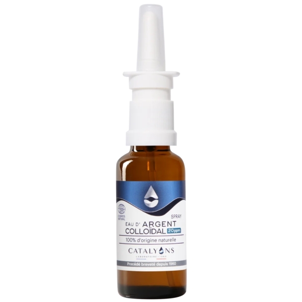 EAU d'ARGENT ionisée (20 ppm) - Spray nasal