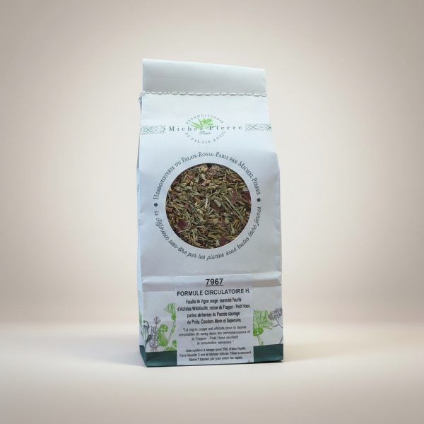 Tisane Circulatoire H – Mélange de Plantes pour la micro Circulation Sanguine | 150g