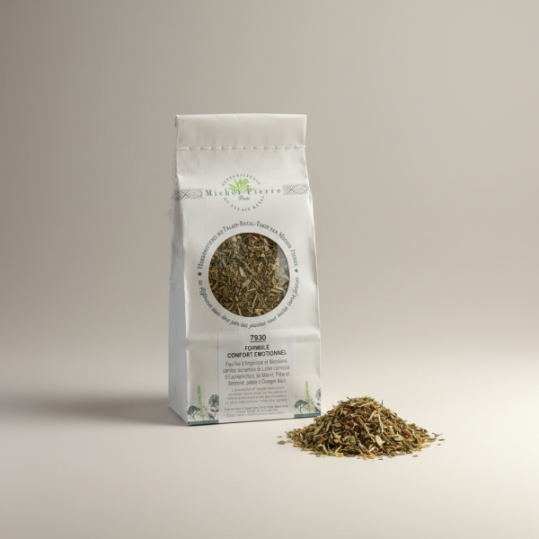 Tisane Confort Émotionnel – Mélange de Plantes pour le Bien-Être Émotionnel et la Sérénité | 150g