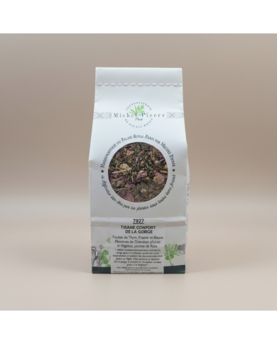 Tisane Confort de la Gorge – Mélange de Plantes Adoucissantes pour la Gorge et les Voies Respiratoires | 175g