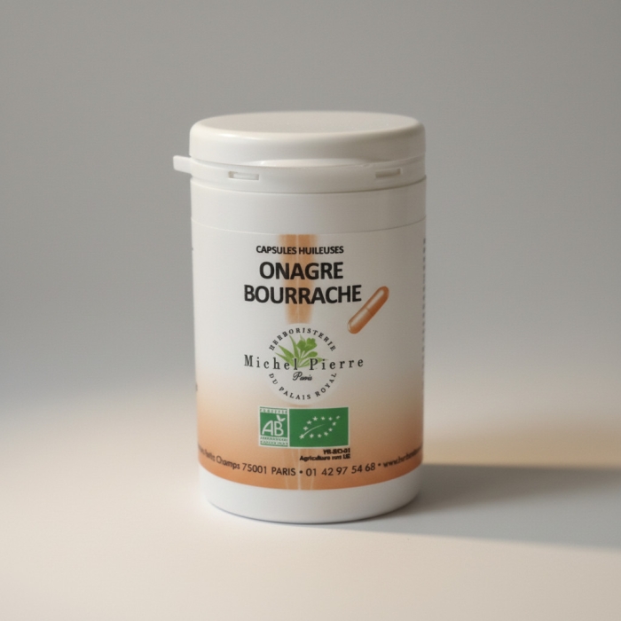 Onagre et Bourrache en capsules bio