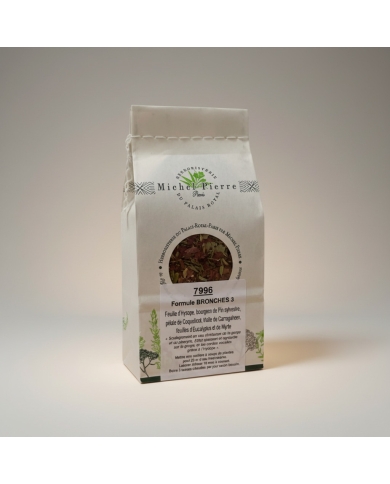 Tisane Bronches 3 – Mélange de Plantes pour la Gorge, le Pharynx et les Cordes Vocales | 150g