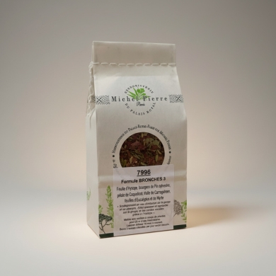 Tisane Bronches 3 – Mélange de Plantes pour la Gorge, le Pharynx et les Cordes Vocales | 150g