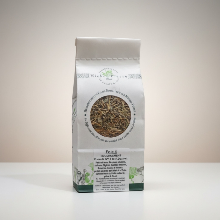 Tisane Foie 4 Engorgement n°13 Raymond Dextreit | Drainage Hépatobiliaire | 150g